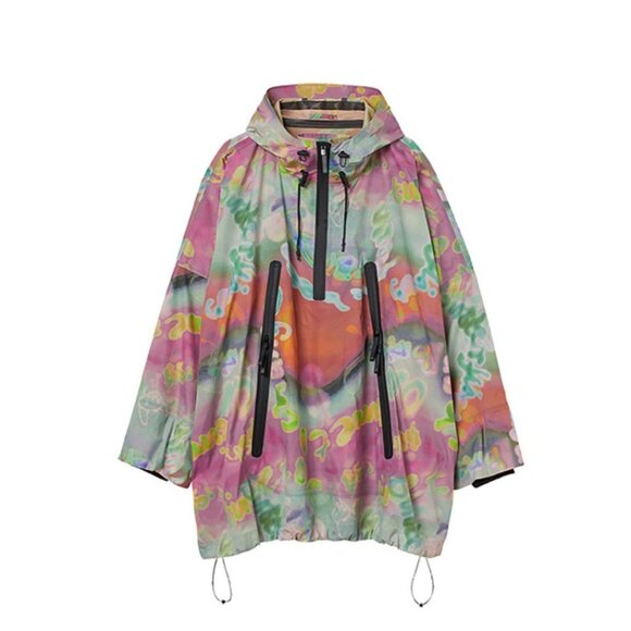 H&M Innovation CoExist Story Multicolored Nylon Anorak Popover Jacket - Picture 1 of 10